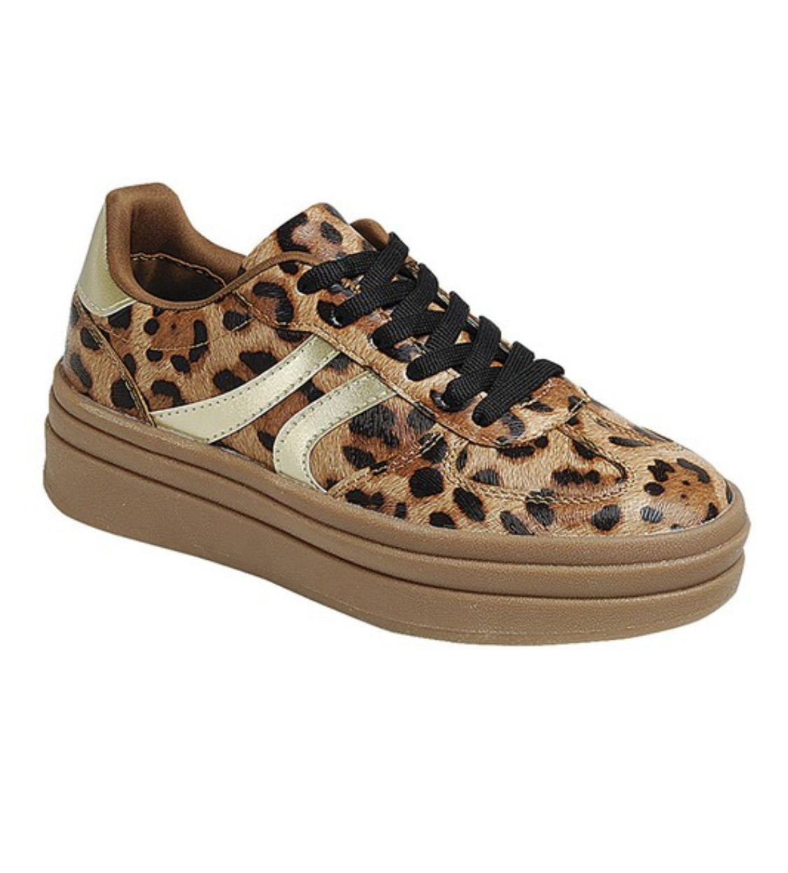 Leopard Gold Shoes