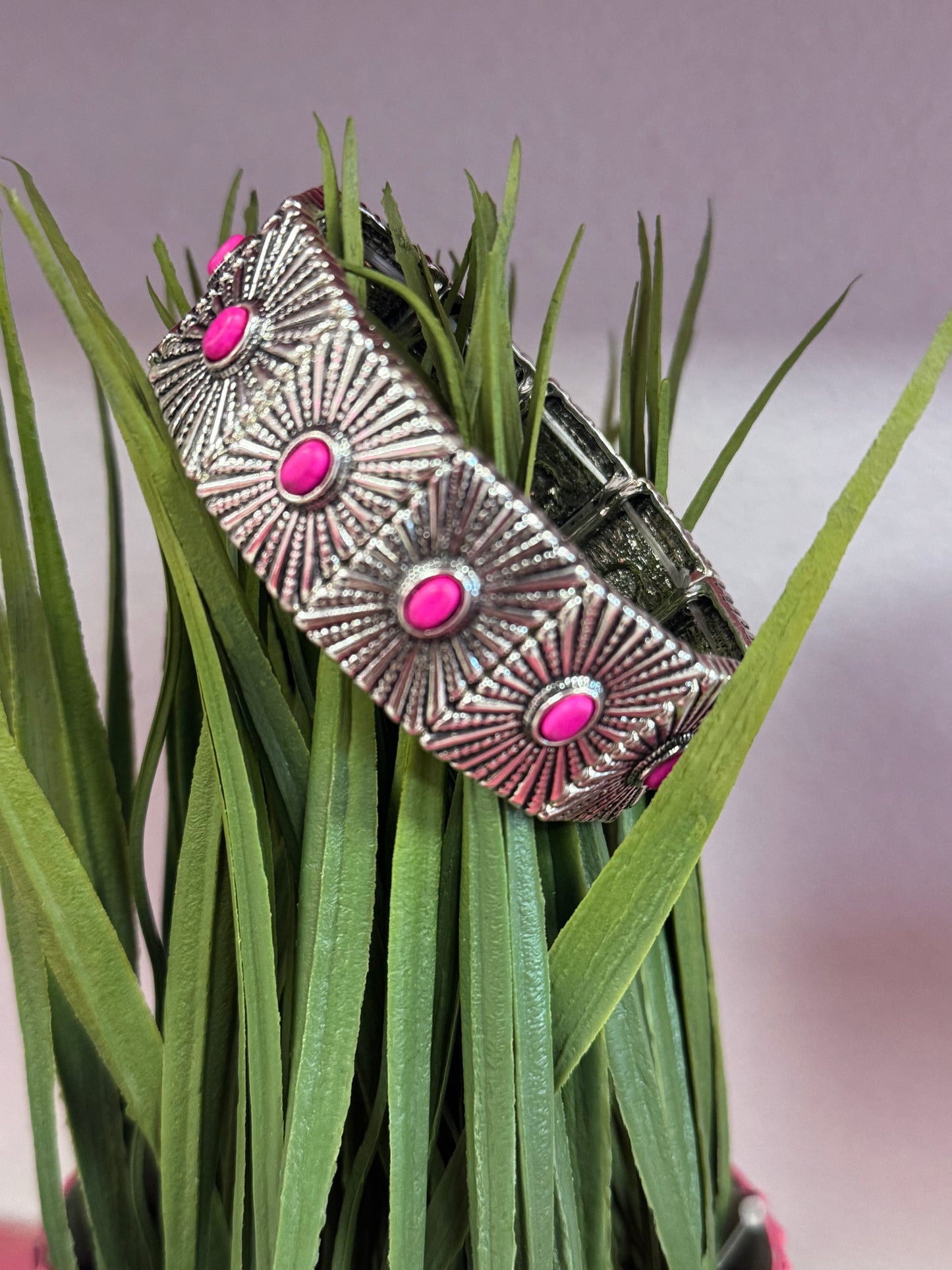 Pink Elastic Bracelet