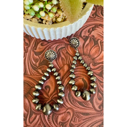 Navajo Pearl Earrings