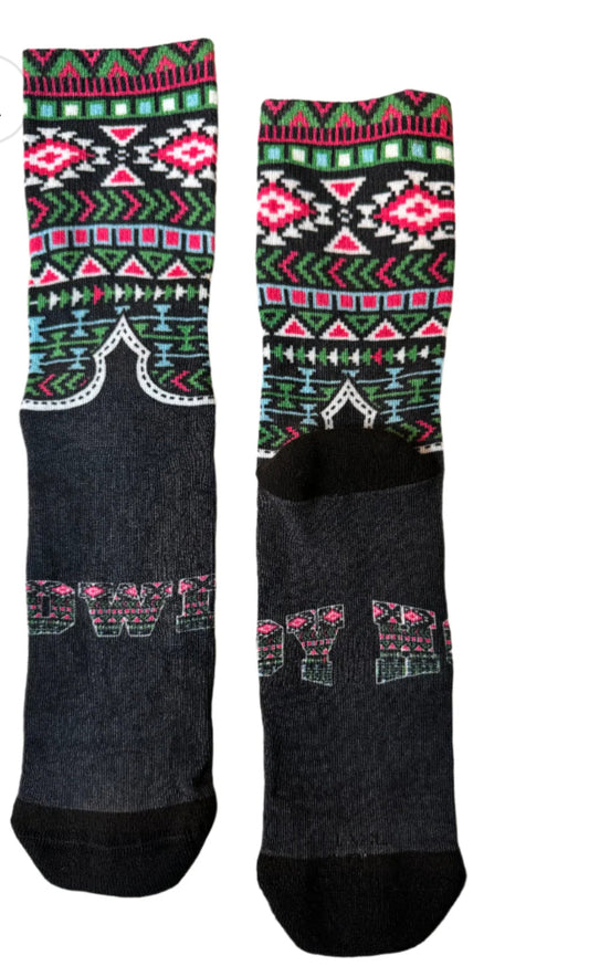 RW Socks Howdy Christmas