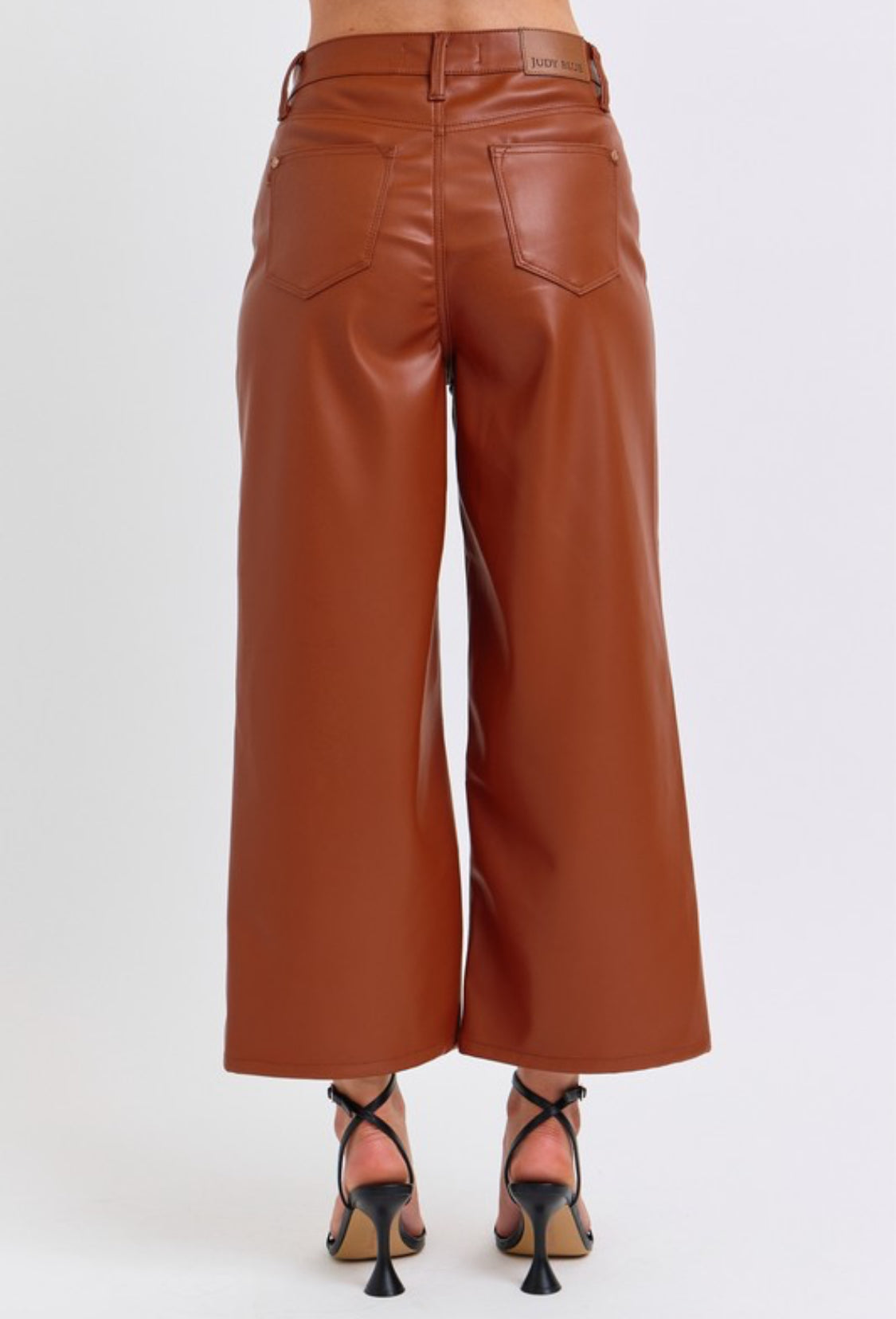 Judy Blue Camel Faux Leather Jeans