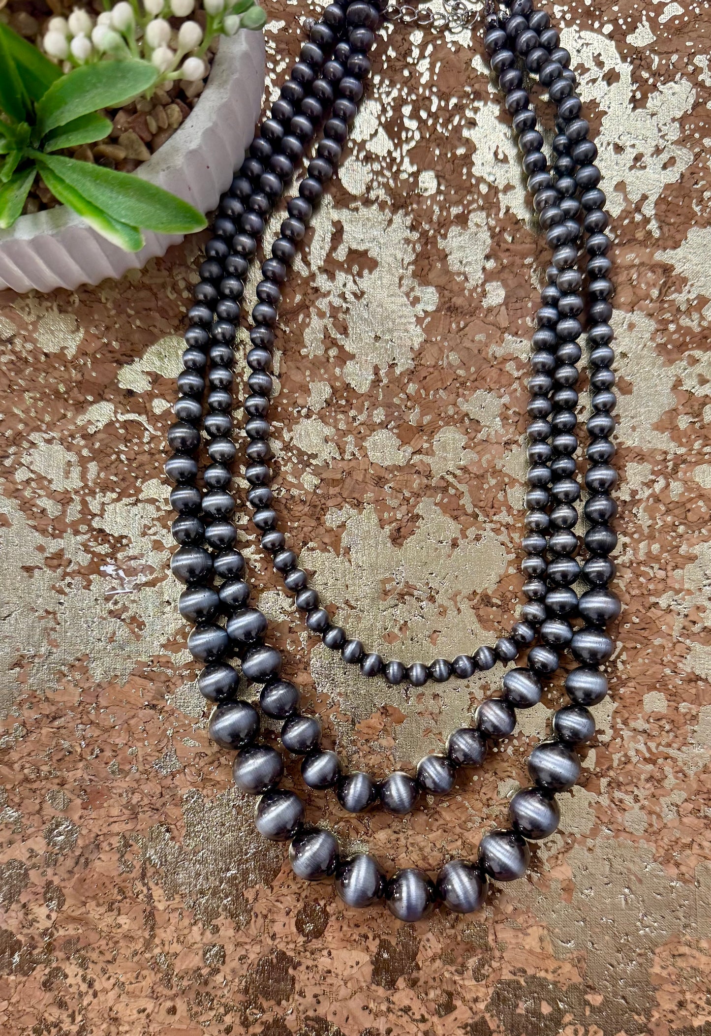 Navajo 3 Strand Necklace