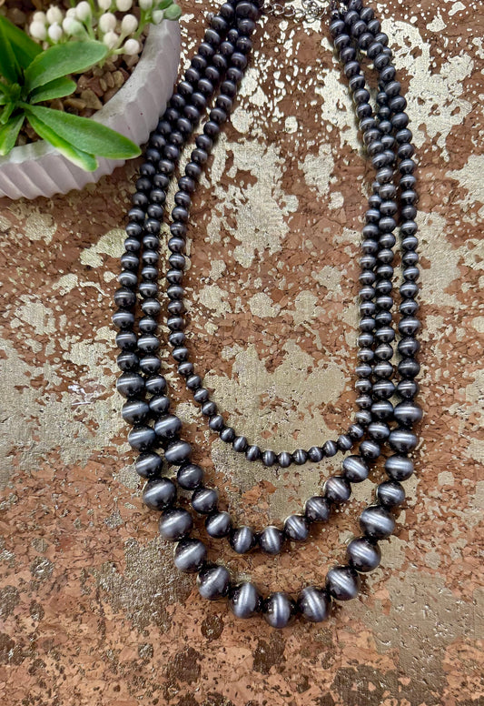 Navajo 3 Strand Necklace
