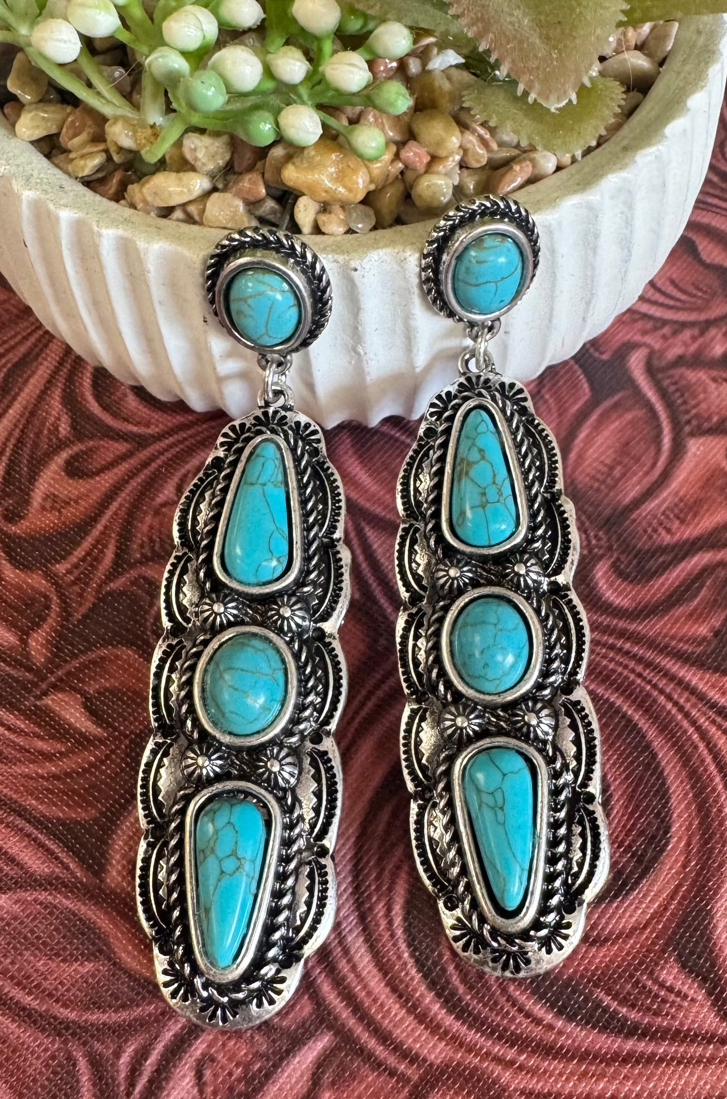 Turquoise Dangle Earrings