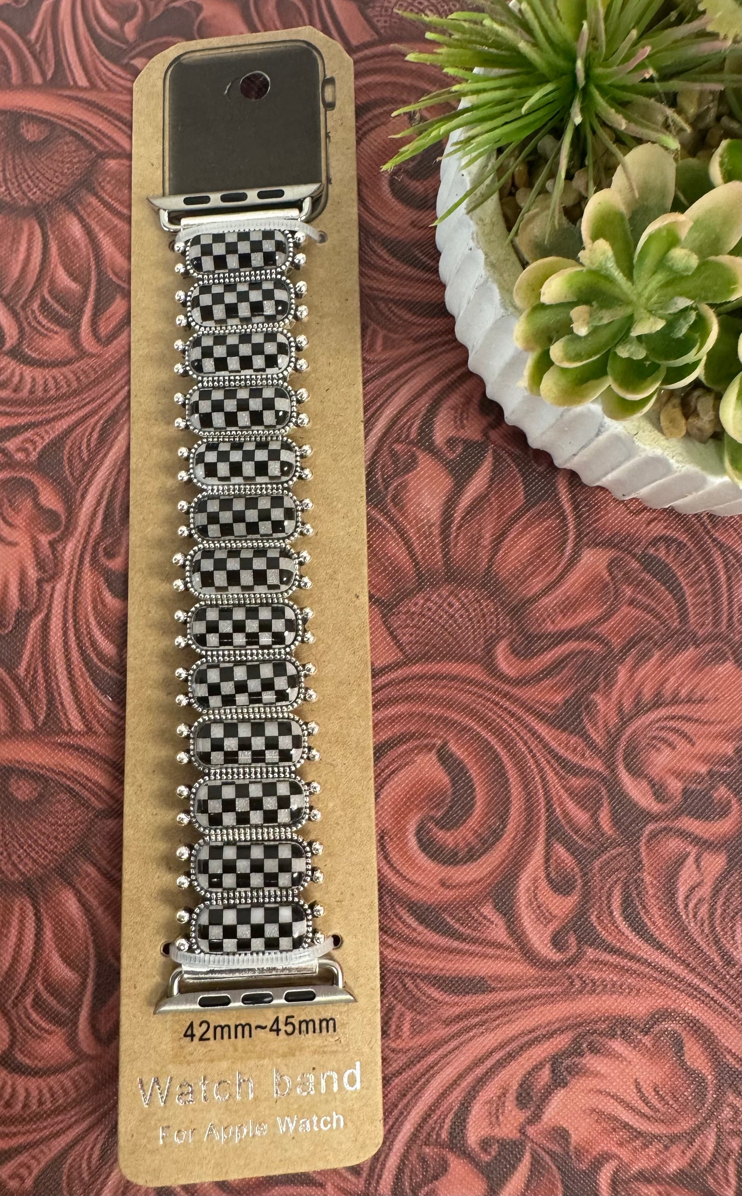 Checkered Watchband 42mm-45mm