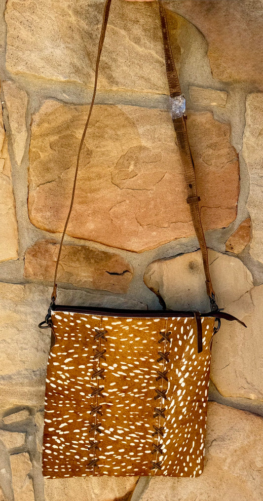 Leather Deer Hide Purse