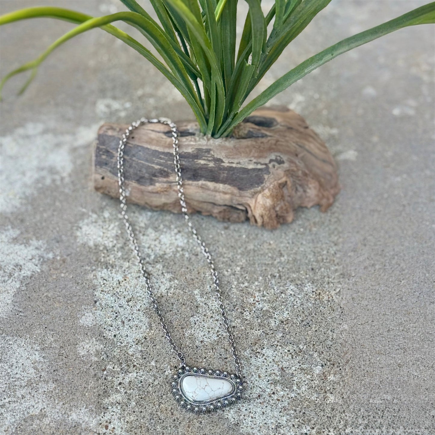 Ivory Stone Necklace