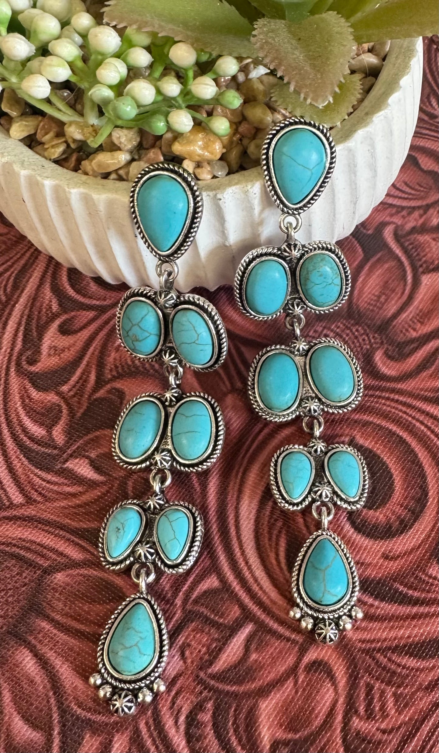 Turquoise Dangle Earrings