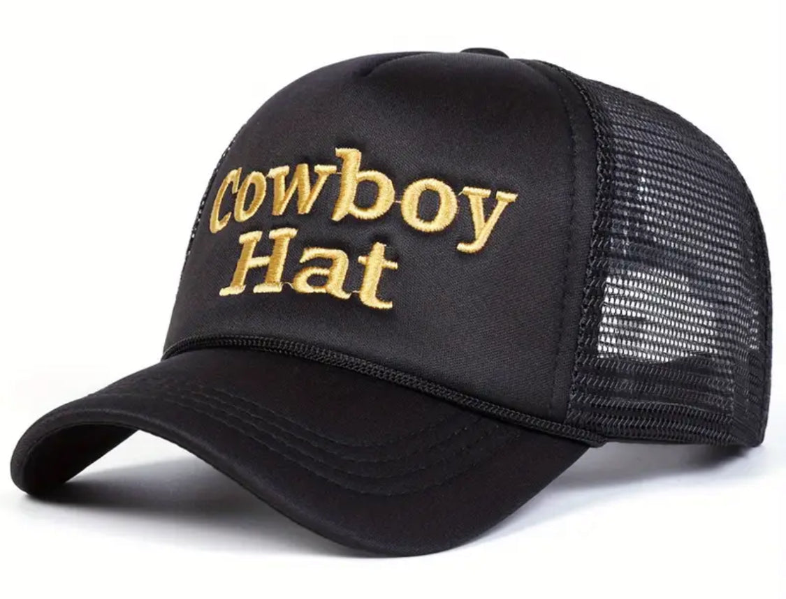 Cowboy Hat Mesh Cap