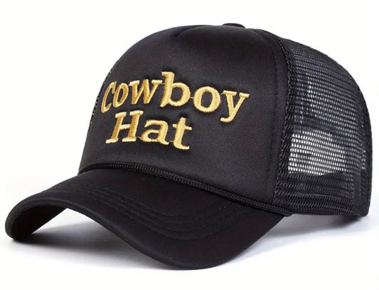 Cowboy Hat Mesh Cap