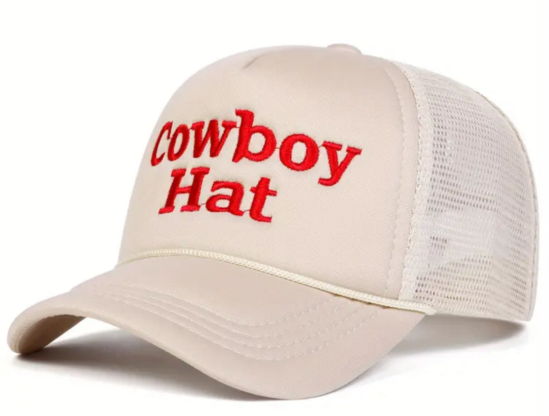 Cowboy Hat Mesh Cap