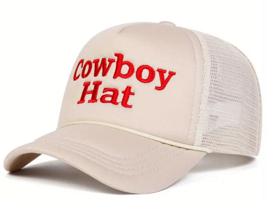 Cowboy Hat Mesh Cap