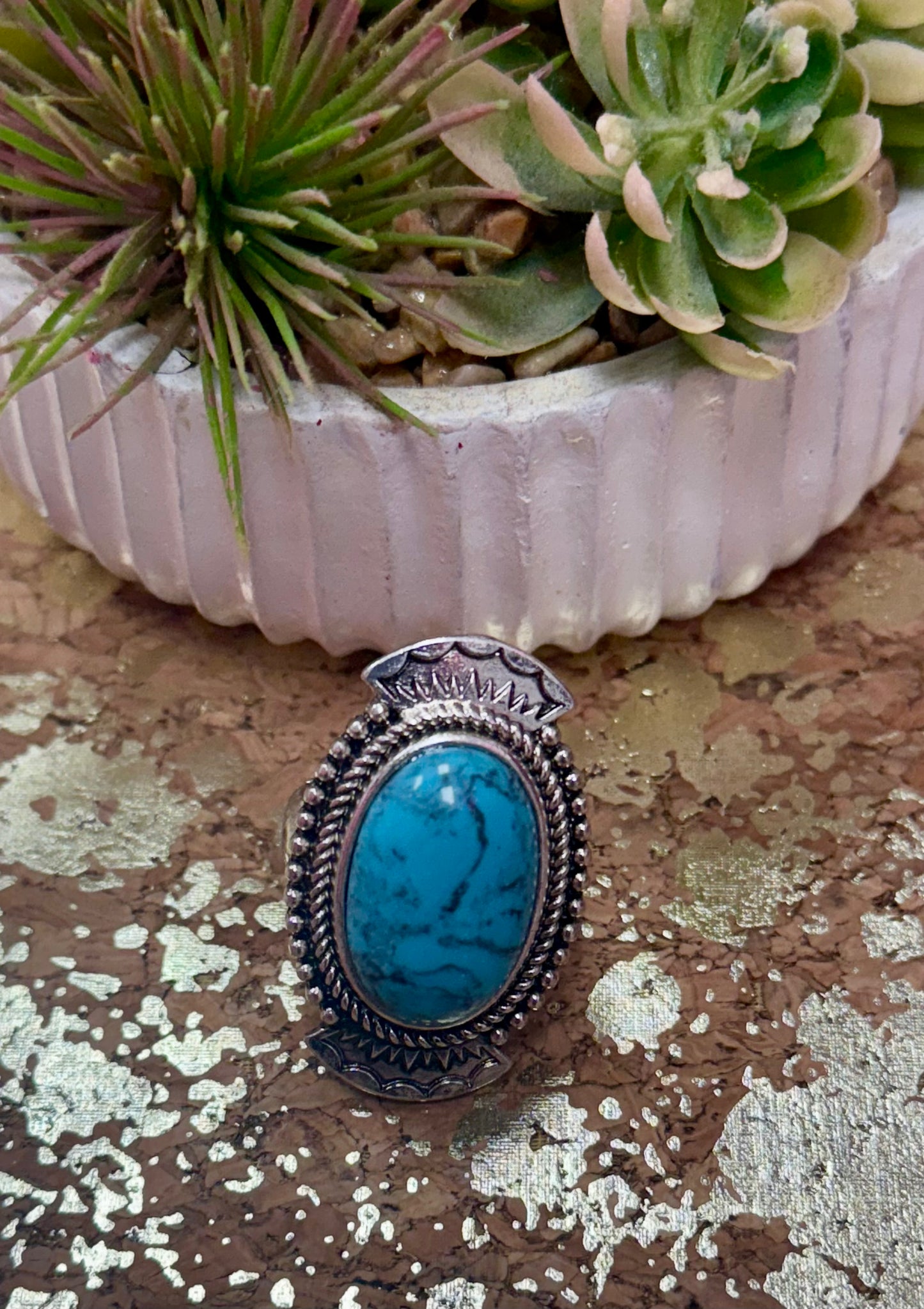 Turquoise Stone Ring
