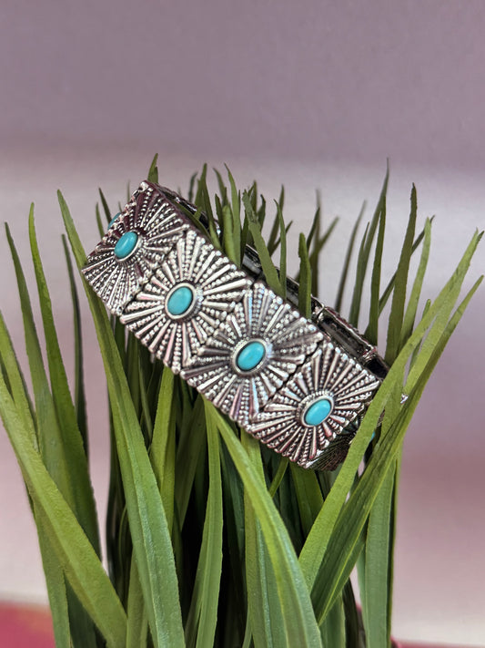 Turquoise Elastic Bracelet